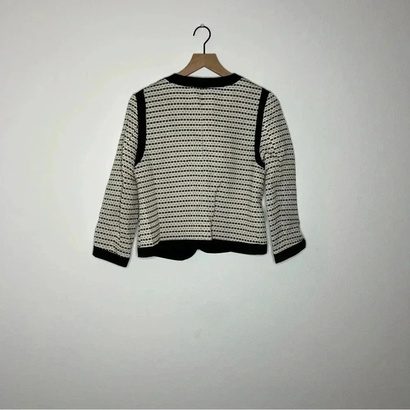 Loft Open Front Black and Ivory Blazer - Picture 5 of 5